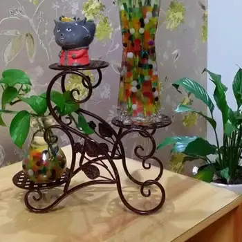 

European Flower Rack Multilayer Indoor Table Balcony Window Office Desktop Fleshy Mini Flower Pot