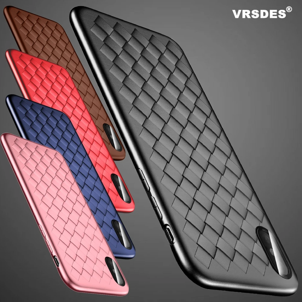 

For iPhone XS Max XR X 8 7 Plus Case Weave Leather Skin Silicon Cover For iPhone 6 6S 7 8 Plus Case For iPhone 7+ 8+ Capa Funda
