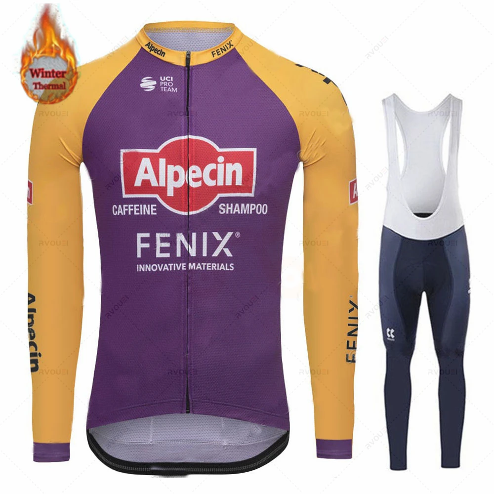Новинка зимний комплект Alpecin Fenix Мужская одежда для велоспорта горного