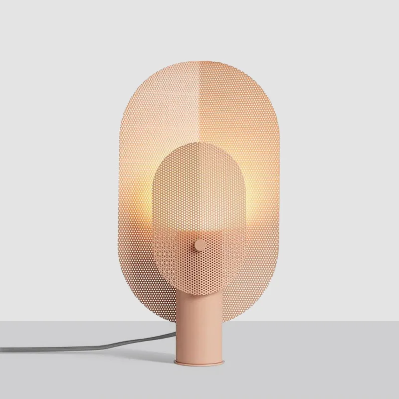 

Creative modern minimalist bedroom study office bedside table light living room Nordic post-modern minimalist LED E14 table lamp
