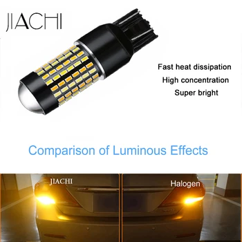 

JIACHI 20X T20 7443 W21 7440 7443 led LEDs 120LEDsD Amber White 12-24 V Automobile LED Replacement Parts for auto Brake Lights