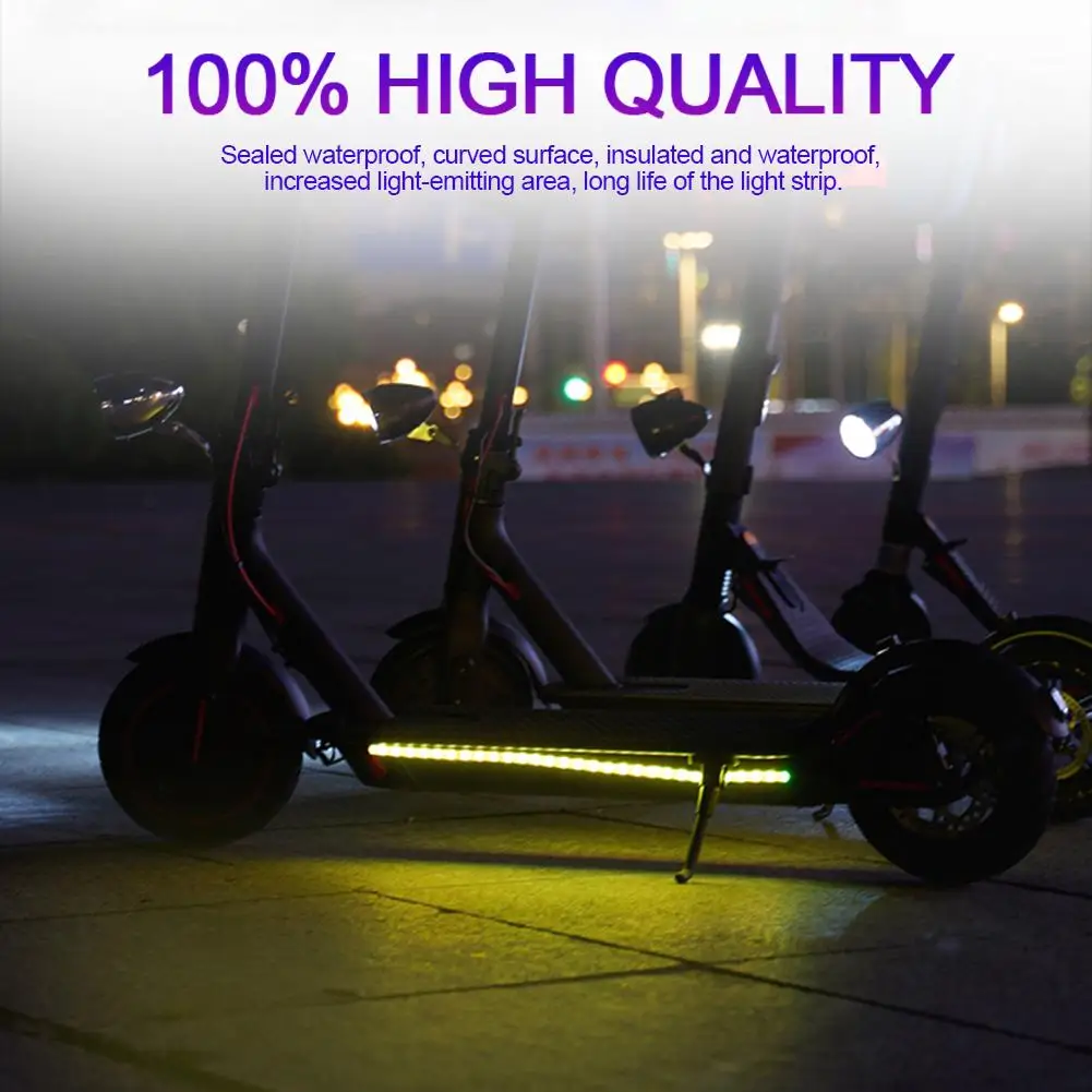 

Electric Scooter Durable Strip Light Scooter Foldable LED Light-Up Colorful Marquees For Xiaomi M365 Electric Scooter Accessory