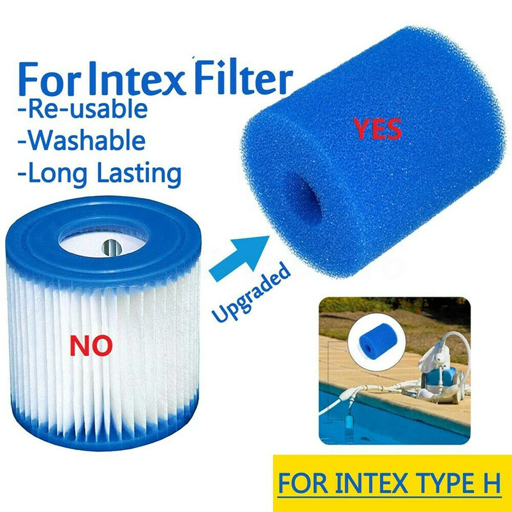 

Swimming Pool Foam Filter Sponge Intex Type A/H Reusable Washable Biofoam Cleaner Swimming Pool Accessories