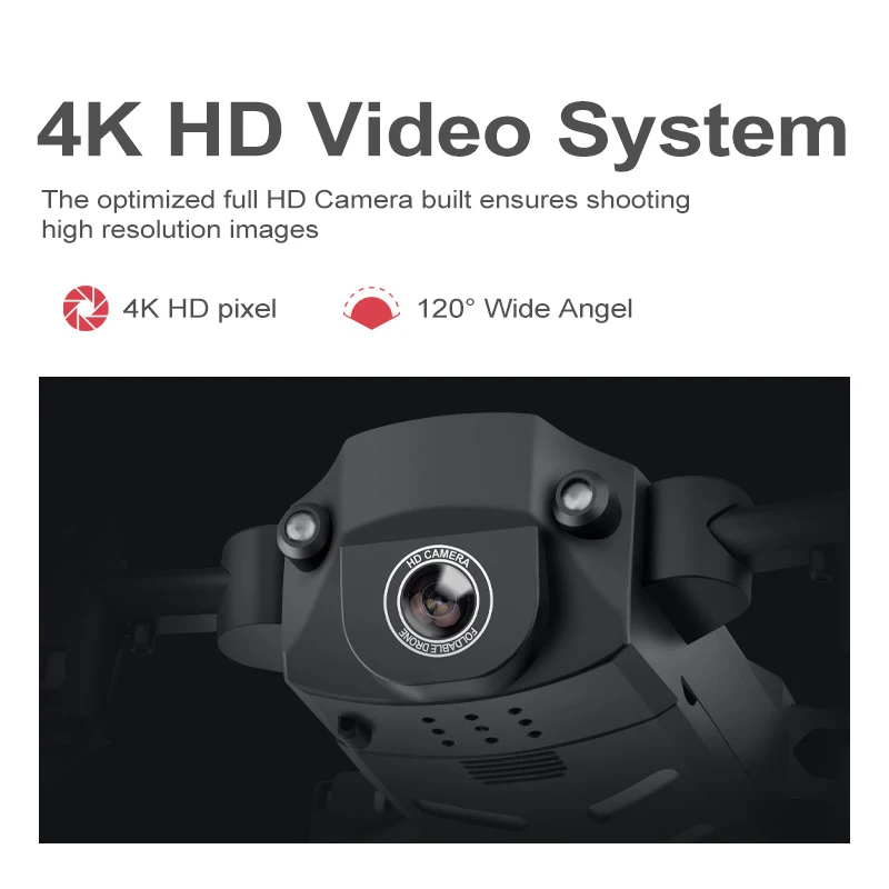 

Hot Drone Camera FPV 4K GPS Profissional Drones With Wide Angle HD 1080p Camera RC Quadcopter Drone Aerial Photography Dron For
