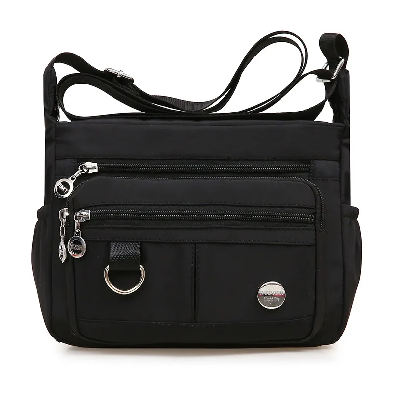 

Middle-aged Mommy Bag Women's Multi-Compartment 2020 New Style Middle-aged Oxford Cloth Crossbody Bag Large Capacity Women's