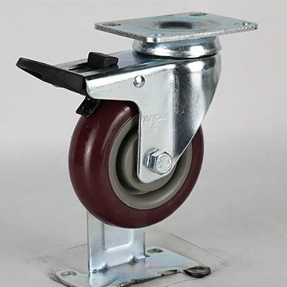 Mute Multifunction Heavy Duty Home Double Bearing Wheels Swivel For Furniture Rotary Industrial Casters Universal Wear Resistant