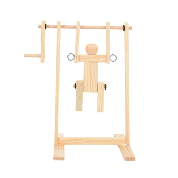 

Kids DIY Gymnastics Horizontal Bar Model Invent Toys for Children Students Centrifugal Force Scientific Experiment Equipment Set