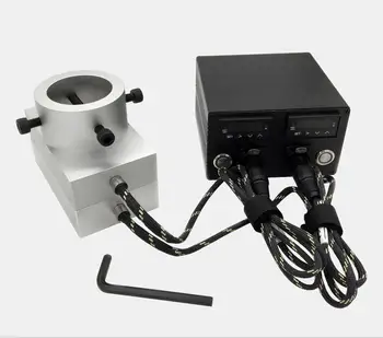 

3*5 inch Rosin Press Plates 20T Heat Aluminium Dual Pressing Plate Temp Controller Box for Hydraulic Frame Extracting Machine