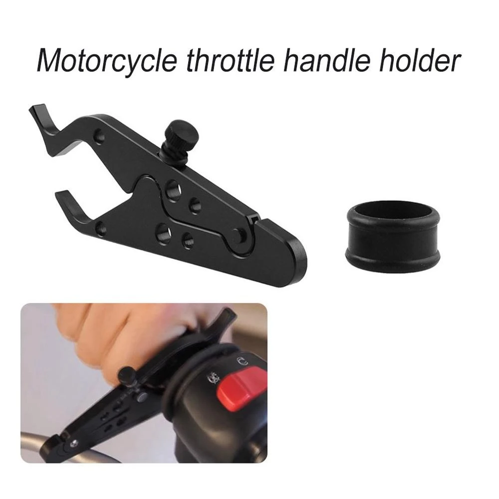 Black Throttle Assist Wrist Hand Grip Lock Cramp with 1 Ring DEDC Universal Motorcycle Cruise Control Black Throttle Assist Wrist Hand Grip Lock Cramp with 1 Ring DEDC Universal Motorcycle Cruise Control