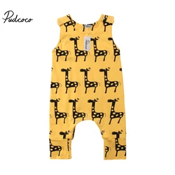 Barboteuse en coton sans manches pour bébé garçon et fille, combinaison pour nouveau né 0 24 mois, vêtements d'été, nouvelle collection 2020 