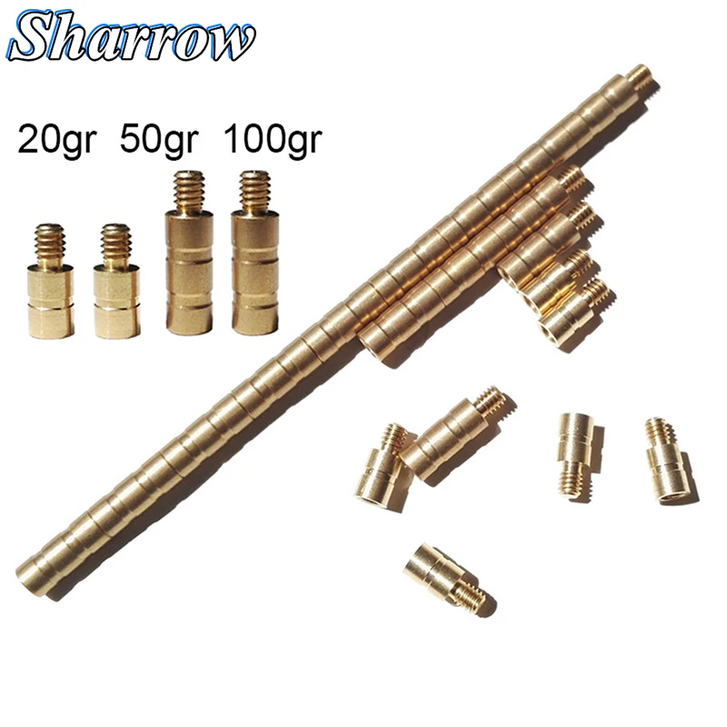 

20/30 pieces Professional 25/50/100 grain Dart weight add Accentuator tools Accessories 2BA Universal thread Arrow weight Add