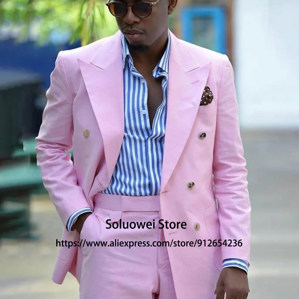 リアルサープラス ピンクのメンズスーツジャケットとパンツのセット 2ピース ファッショナブル 結婚式のプロム 焼き菓子 フォーマルなビジネスブレザー 激安ブランド Subtronix Caraudio Co Uk