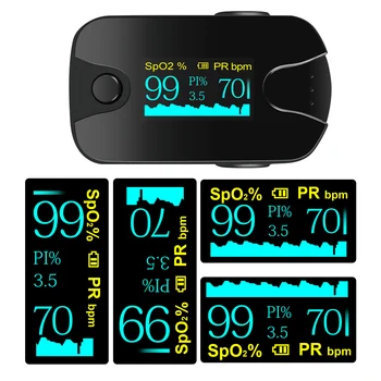 

OLED Fingertip Pulse Oximeter SPO2 PR PI Heart Rate Monitor
