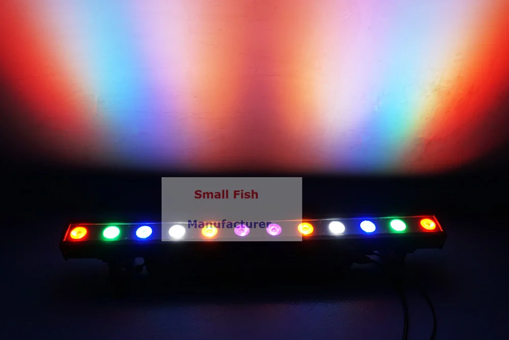 CLV 42W RGB LED Wallwasher 12 Farben RGB Strahler Mehrere Modi Partylicht 2  Stück LED Bar Lichteffekte mit Fernbedienung, IP66 Wasserdicht, Timer und