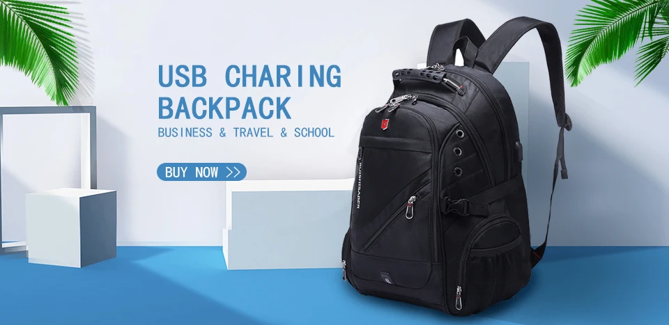 Швейцарский водонепроницаемый нейлоновый рюкзак унисекс для мужчин, ноутбук, телефон, зарядное устройство, рюкзак, повседневные школьные сумки, дорожная сумка mochila для 15-17 дюймов