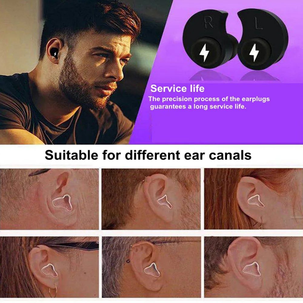 Moldable Shaped 60 шт./компл. PU анти-шум Беруши шумоподавление Спящая Защита Мягкая анти-храп качество сна инструмент для ухода за здоровьем