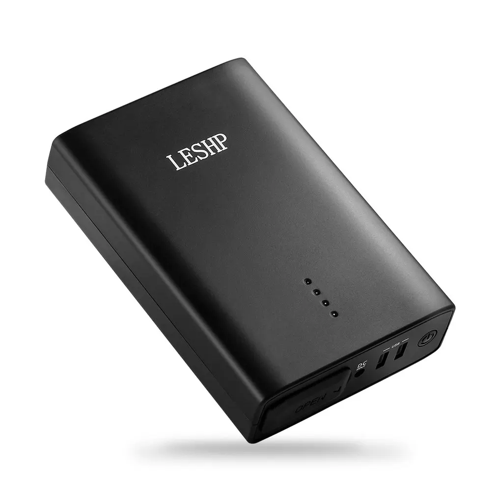

27000mAh Portable Power Bank Travel Charger Built-in AC Output Dual USB LED Indicator For Macbook Laptops Smartphone