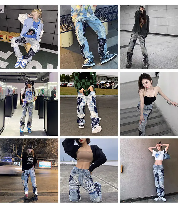 Knuth Marf ripped buggy chino pants ベージュ Knuth Marf ripped buggy chino pants ベージュ