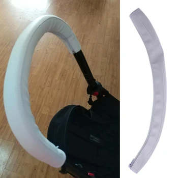 

Baby Pram Stroller Handle Bar Leather Protective Grip Case Armrest Cover Generic