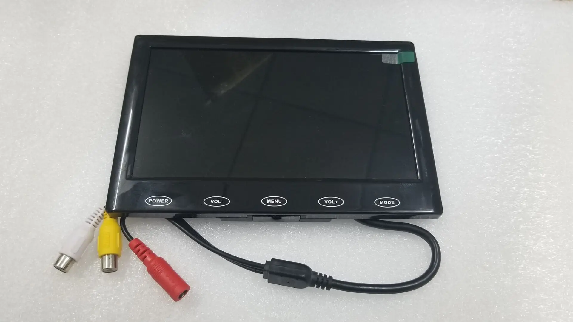 

Used 7'' 7inch TFT LCD Display Color TFT Monitor Video + AV Cable DVD VCR 800 x 480