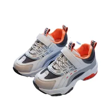 

Children's Sports Shoes 2021 Spring New Boys Color Matching Light Running Shoes Girls Soft Bottom Breathable Casual Mesh Shoes
