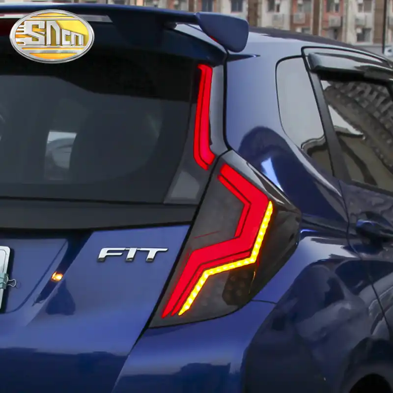 リアフォグランプ ブレーキライト リバース ダイナミックターン信号車のledテールライトテールライトホンダジャズフィットgk5 14 18 Aliexpress