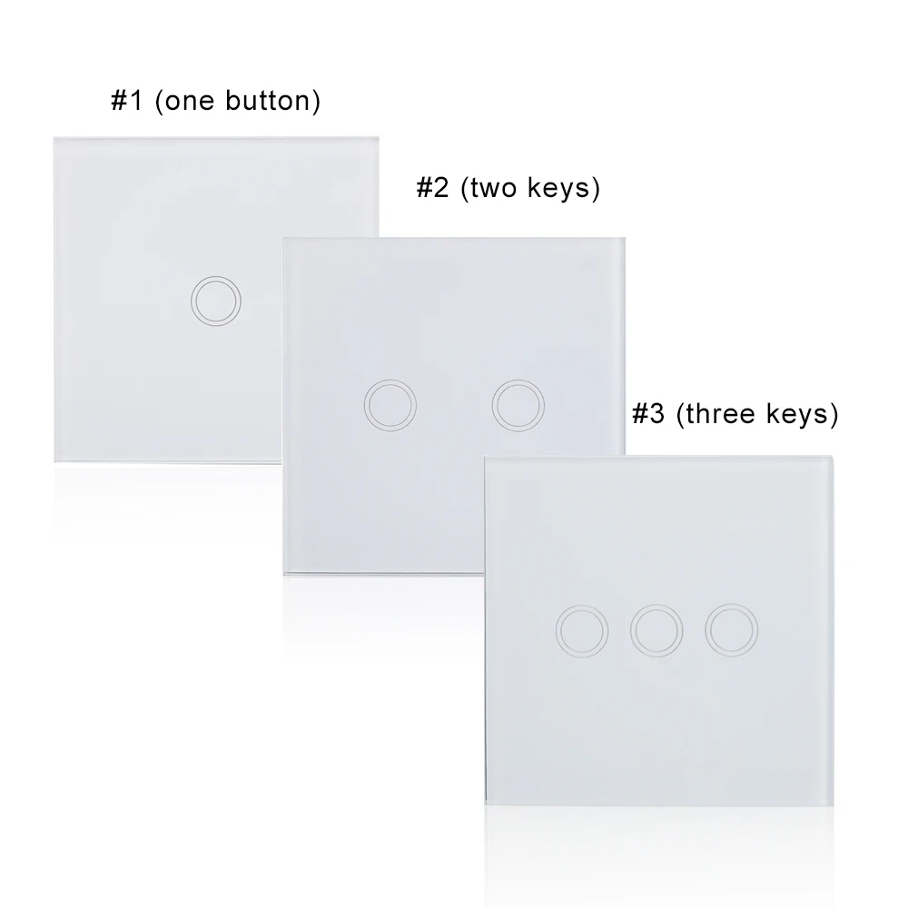Multifunction Panel Switch Wireless Wall Switch Light Way 220V White Touch Switch Lightswitch Led Smart Control On-Off