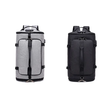 

Anti Theft USB Large Capacity Travel Backpack Sports Bag Training Fitness Bag for Gym Women Men Hand Luggage Bag with Shoes Bag
