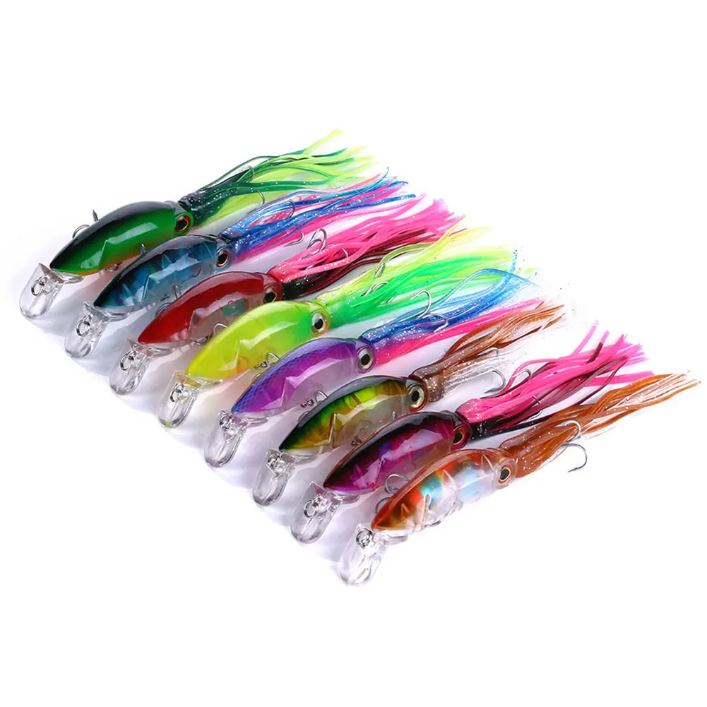 8 шт. искусственная рыболовная приманка для троллинга в соленой воде пластиковая