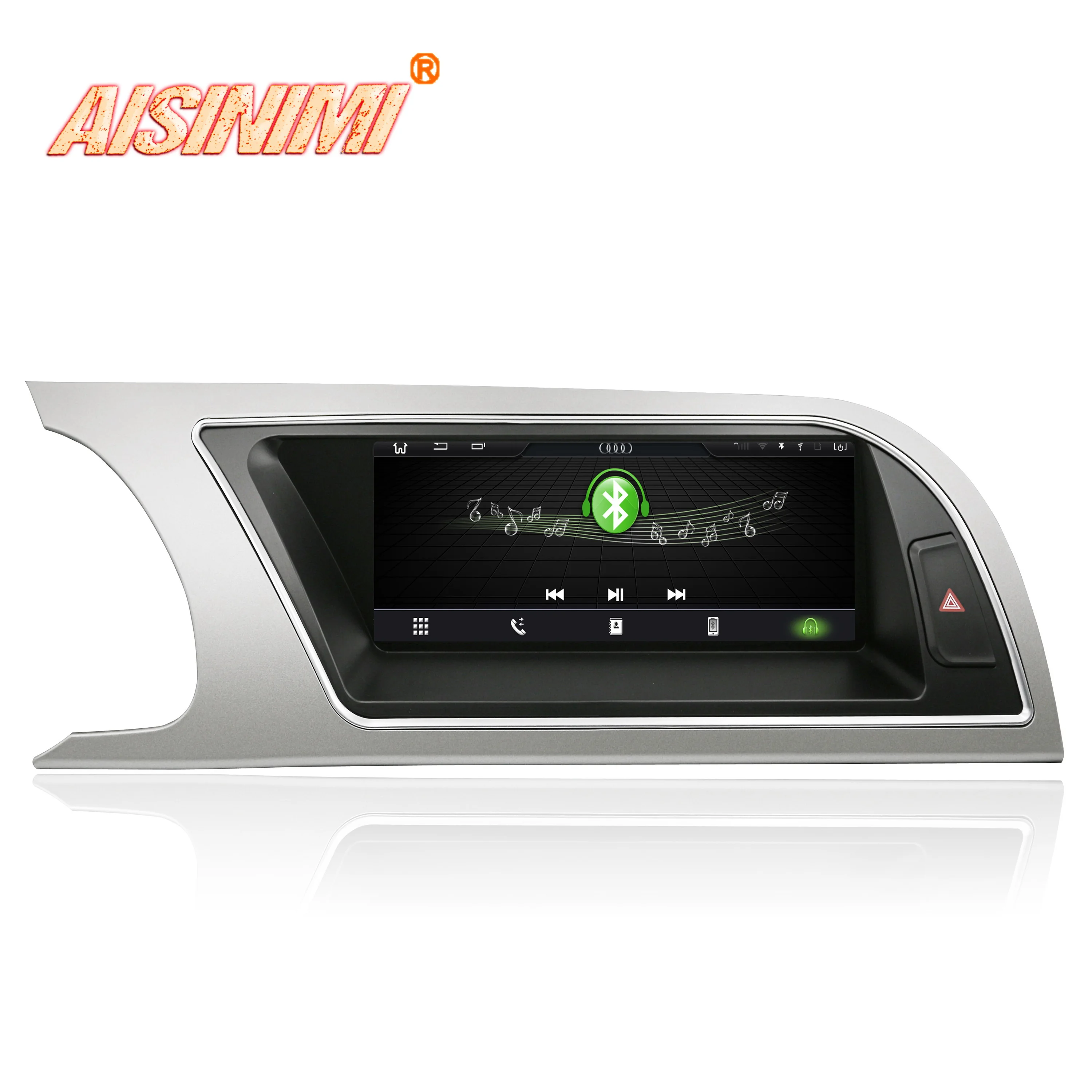 AISINIMI Android 8,0 автомобильный Dvd Navi плеер для автомобиля Audi A5 S5 2009- монитор Дисплей gps аудио стерео Авто сенсорный экран все в одном ПК
