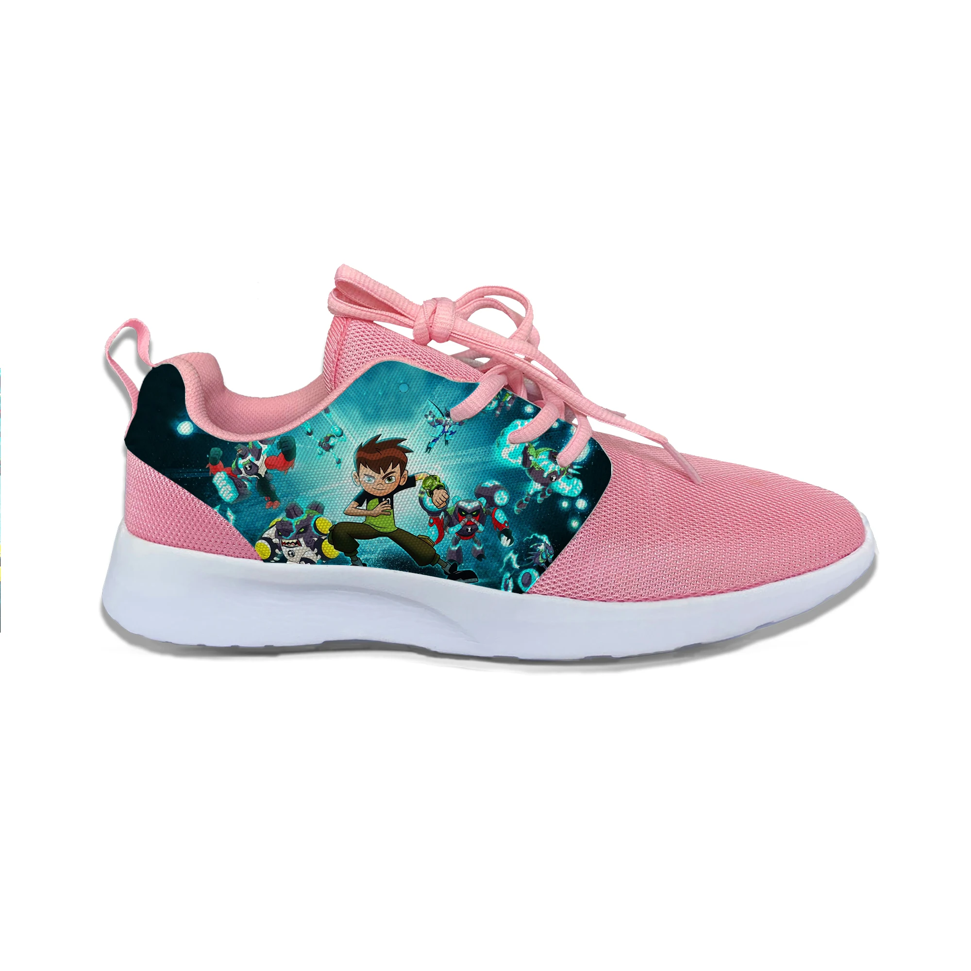 Ben9 Ben 10 Горячие крутые Vogue смешные спортивные кроссовки мультфильм дети аниме дышащие легкие кроссовки подарок для мальчиков девочек детей - Цвет: Ben9