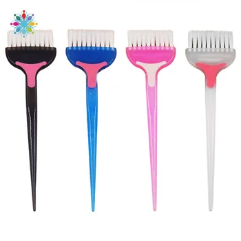 

1pc Professional PP Handle Natural Hair Brushes Resin Fluffy Comb Hairdressing Barber Hair Dye Hair Brush make up comb styling