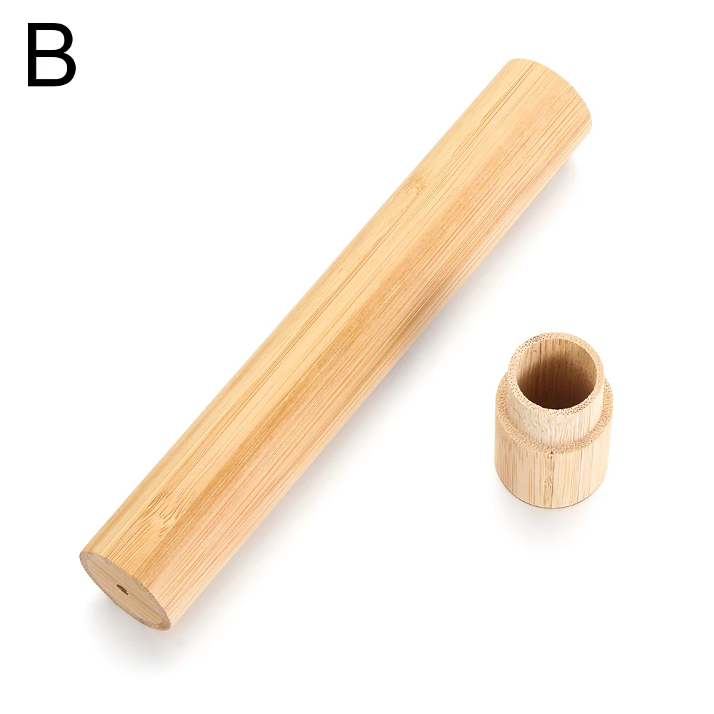 Eco-Friendly Bamboo Toothbrush Travel Case