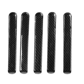 

5Pcs Carbon Fiber Texture Door Handle Trim Strips Fits for Jeep Wrangler JK 2007-2017 4 Doors Car-Styling