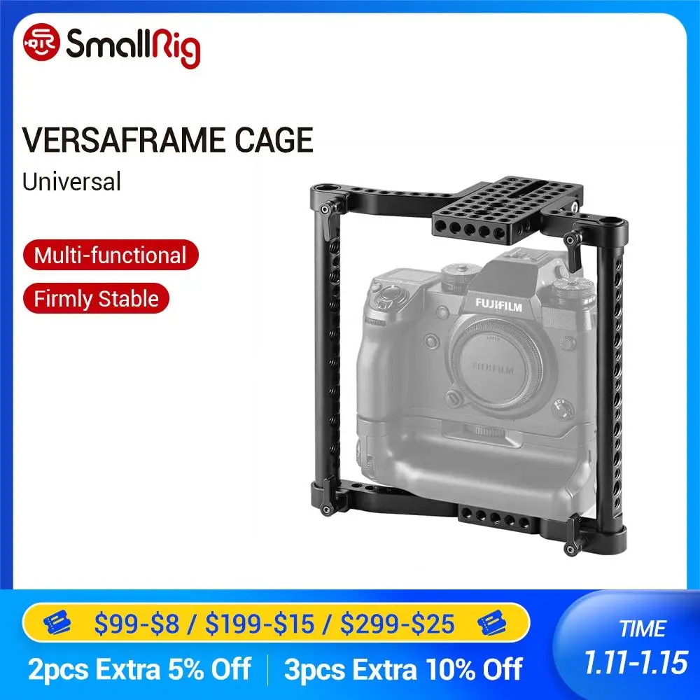 Универсальная камера SmallRig VersaFrame Cage для камер Canon/Nikon/Sony/Panasonic GH3/GH4/Fujifilm DSLR с
