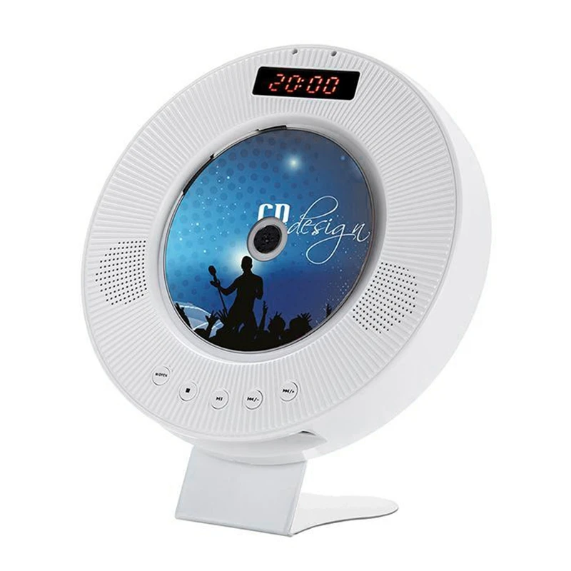 

Wall Mounted CD Player Surround Sound DVD Player Hifi FM Radio Bluetooth Portable Music Player Remote Control Support USB TF Car