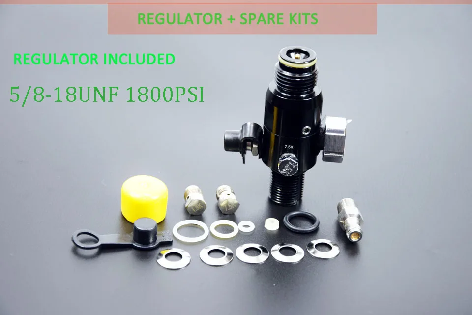ALL UNF 1800psi PCP Пейнтбольный регулятор регулировки давления Shim 10 шт - Цвет: ALL UNF 1800psi