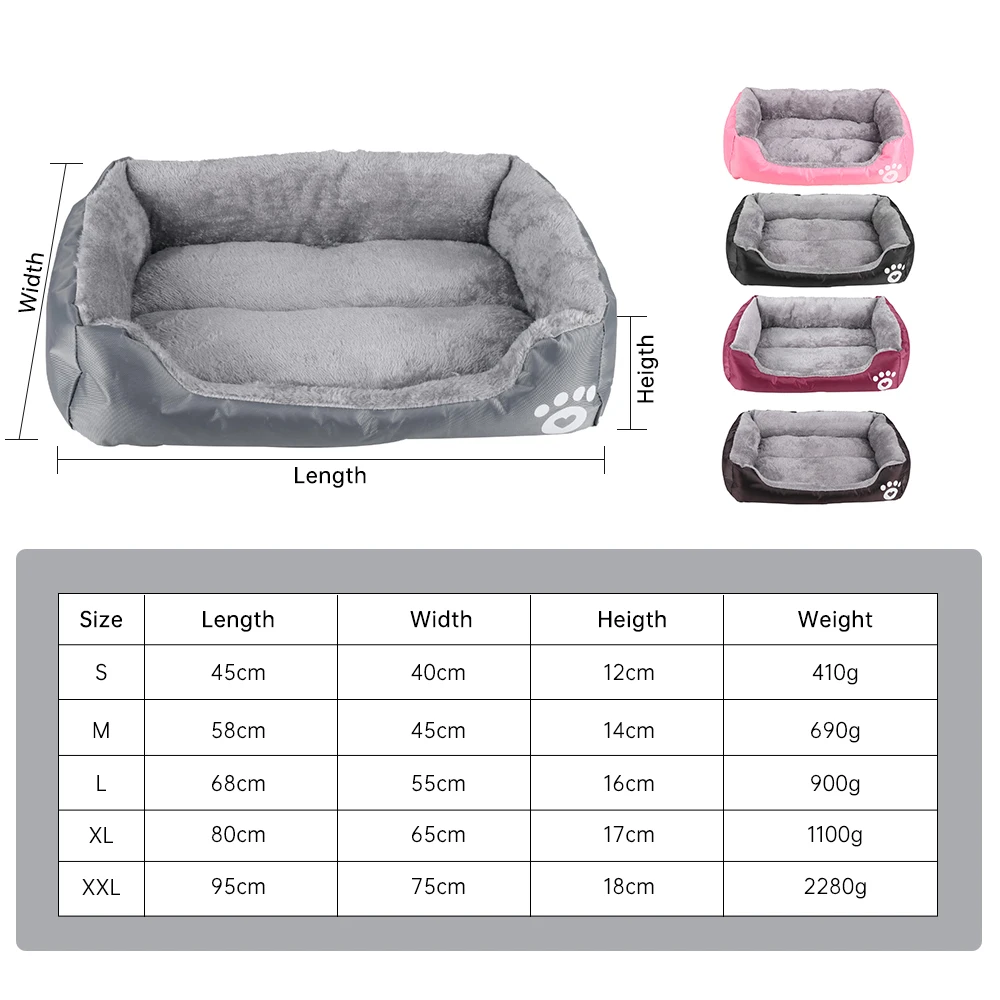 S-XL Pet Bed Large House For Large Dog Puppy Kennel Waterproof Cat Litter Four Seasons Nest Warm Pet Supplies Bed Linen #3 S-XL Pet Bed Large House For Large Dog Puppy Kennel Waterproof Cat Litter Four Seasons Nest Warm Pet Supplies Bed Linen #3