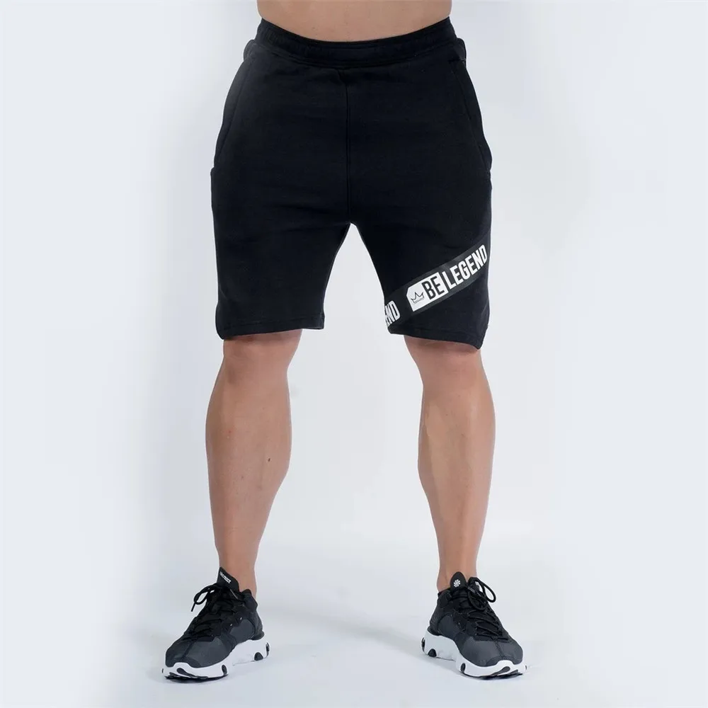 Men's Shorts Summer Knee Long Short Pants Fitness Shorts Jogging Casual Workout 