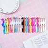 Lashes Tweezers Colour Eyelash Curler Makeup Tools Stainless Steel Golden Beauty Cosmetics Instrument maquillajes para mujer 2