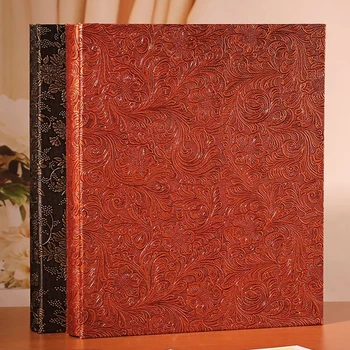 

5Inch 6Inch 7Inch Interleaf Type Big High Capacity Photo Album PU Leather Photo Albums Handmade DIY Commemorative Family Flower