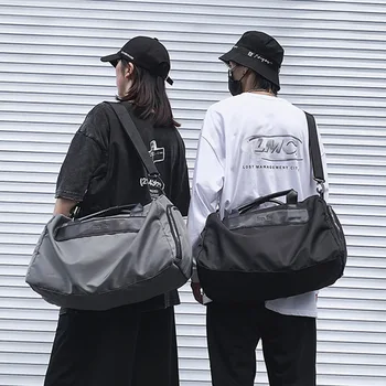 Cheap 2020 new Japan style large Men travel bag Short Distance Women Travel bags Lightweight duffle bag Dry Wet Separated Sports bag Cheap 2020 new Japan style large Men travel bag Short Distance Women Travel bags Lightweight duffle bag Dry Wet Separated Sports bag