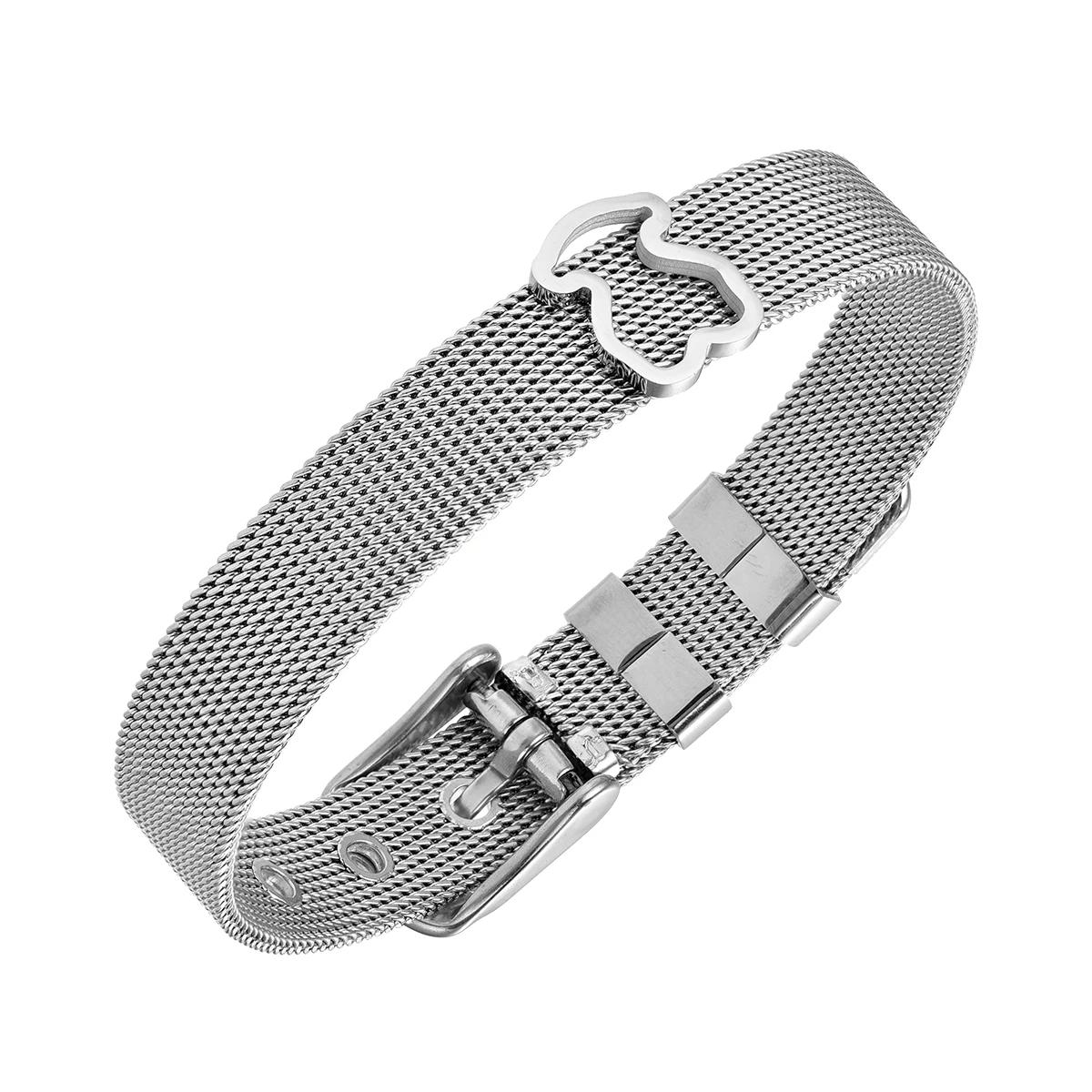 Stainless Steel Love Heart Bracelets For Women Party Gift Fashion Joyas Chain Charm Jewelry Wholesale