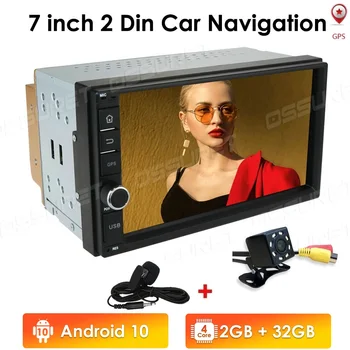 

Car Radio 2 Din Android 10 Car Multimedia Player Autoradio 2din nodvd Player For Volkswagen Nissan Hyundai Kia toyota CR-V 2+32G
