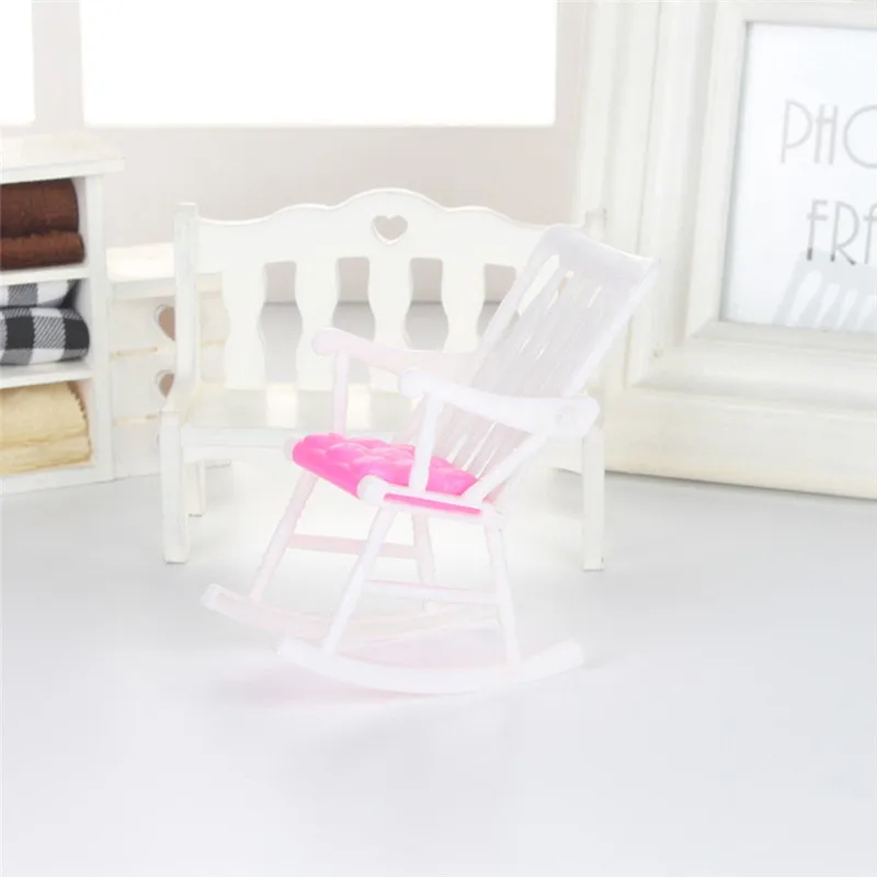 1 шт мини кресло качалка номер мебельная фурнитура пластиковая мебель для детей