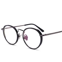 Новое плоское зеркало корейской версии TR90 близорукость рамки мужские и женские круглые оправа для очков в стиле ретро