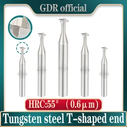 Usinagem de alumínio de cobre do metal do tungstênio do entalhe do carboneto t que faz à máquina 3mm 4mm 6mm 8mm 10mm 12mm t