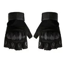 Перчатки на полпальца мужские Commando Combat из углеродного волокна, Нескользящие, пригодные для носки на открытом воздухе, для альпинизма, для верховой езды, тактические перчатки