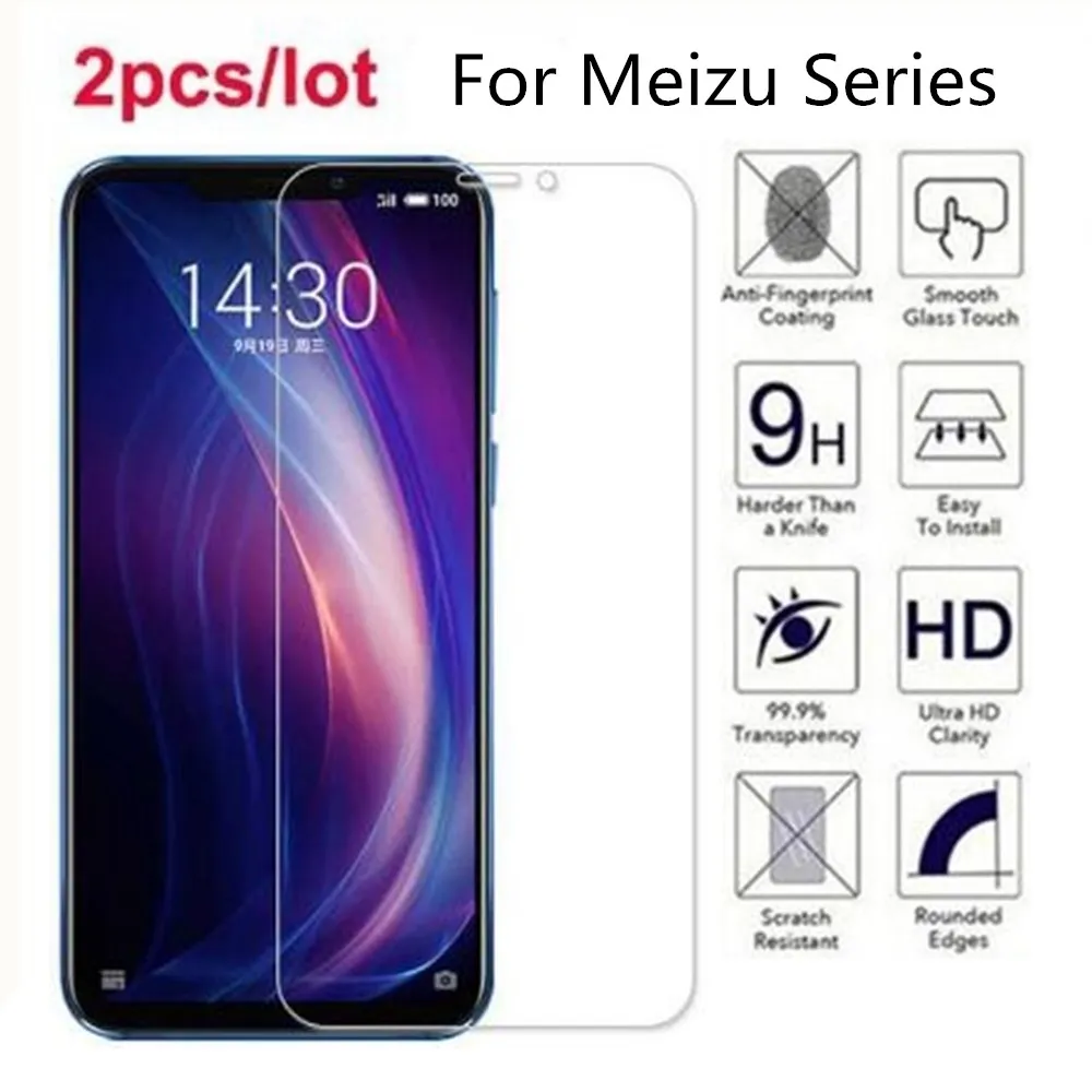 Закаленное стекло для Meizu Note 8 9 16s C9 pro 2.5D Премиум Защитная пленка экрана 16Xs M10 16X M6T
