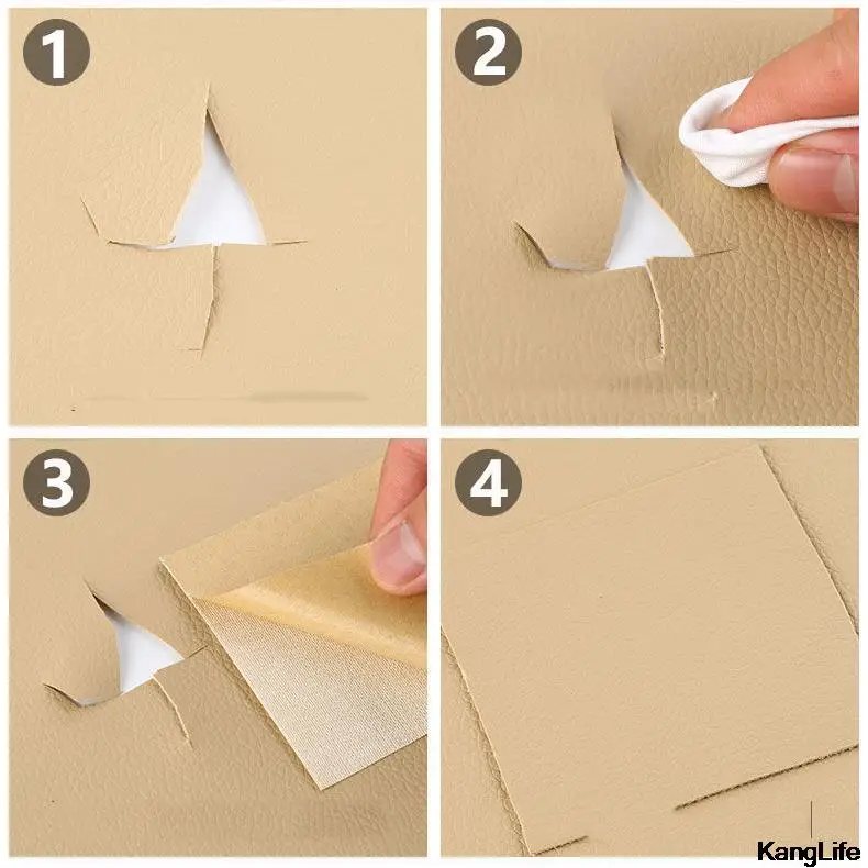 Tissu Thermocollant Patch À Repasser Rattachement Foncé Gris 4.9X3.7